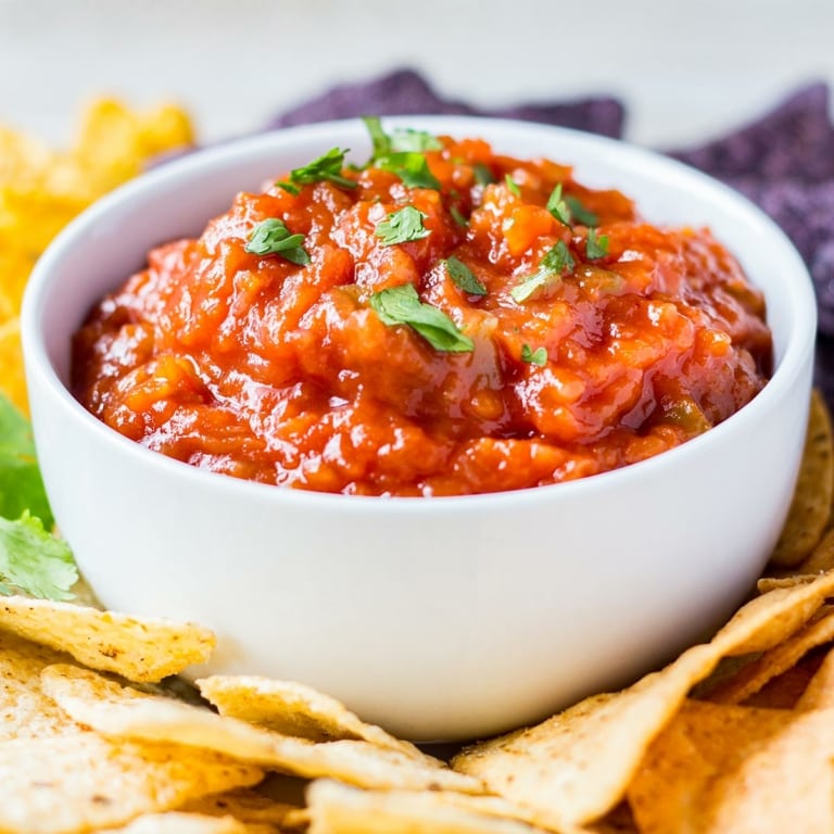 Easy Freezer Salsa Recipe (No Canning!)