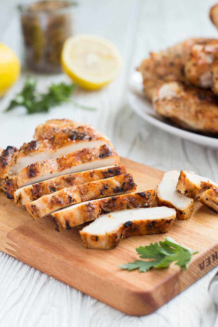 Grilled Chicken Sliced