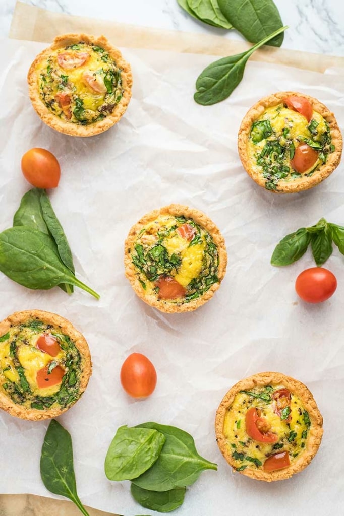 Low-Carb Mini Quiches with Almond Flour Crust - Make-Ahead Meal Mom