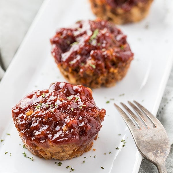 Mini Mozzarella Meatloaf Muffins