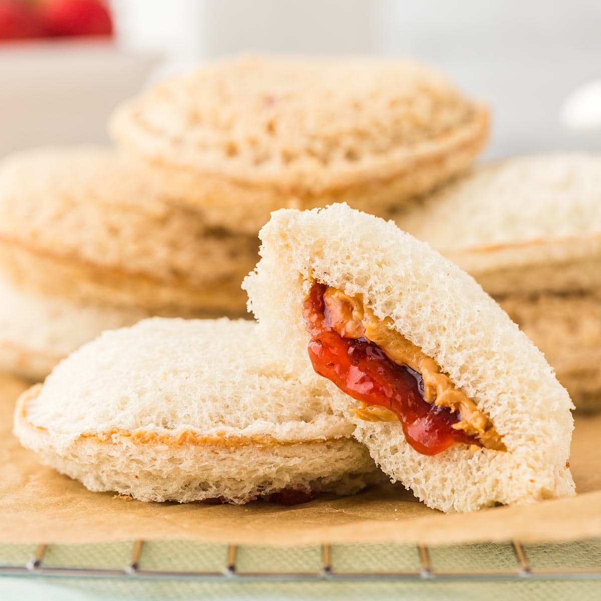 Homemade Uncrustables PB&J Sandwiches