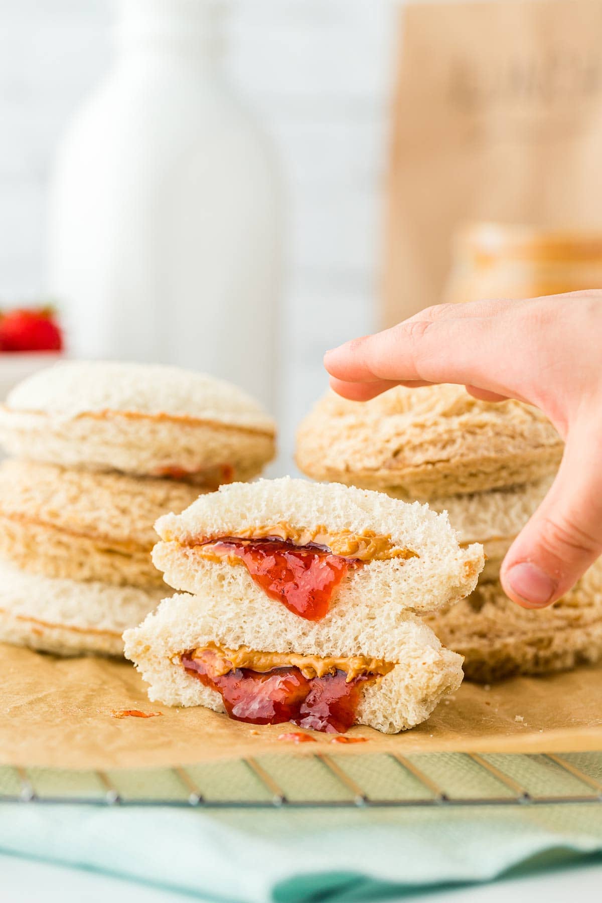 Easiest Homemade Uncrustables (and How to Freeze Them!)