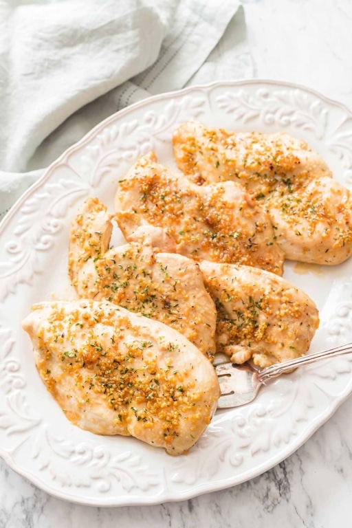 Baked Garlic Brown Sugar Chicken