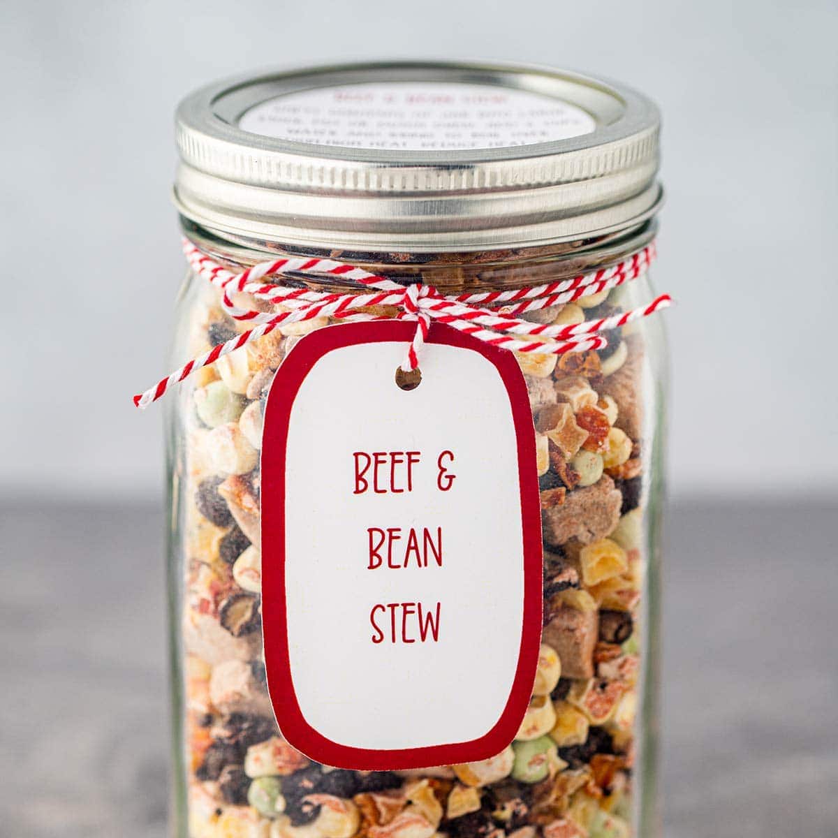 Beef & Bean Stew in a Jar - Make-Ahead Meal Mom