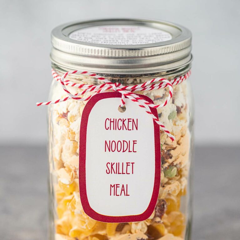 Chicken Noodle Skillet Meal in a Jar