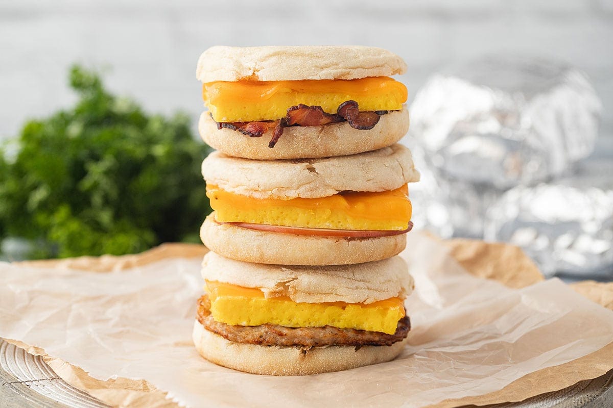 Freezer Breakfast Sandwiches (VIDEO) 