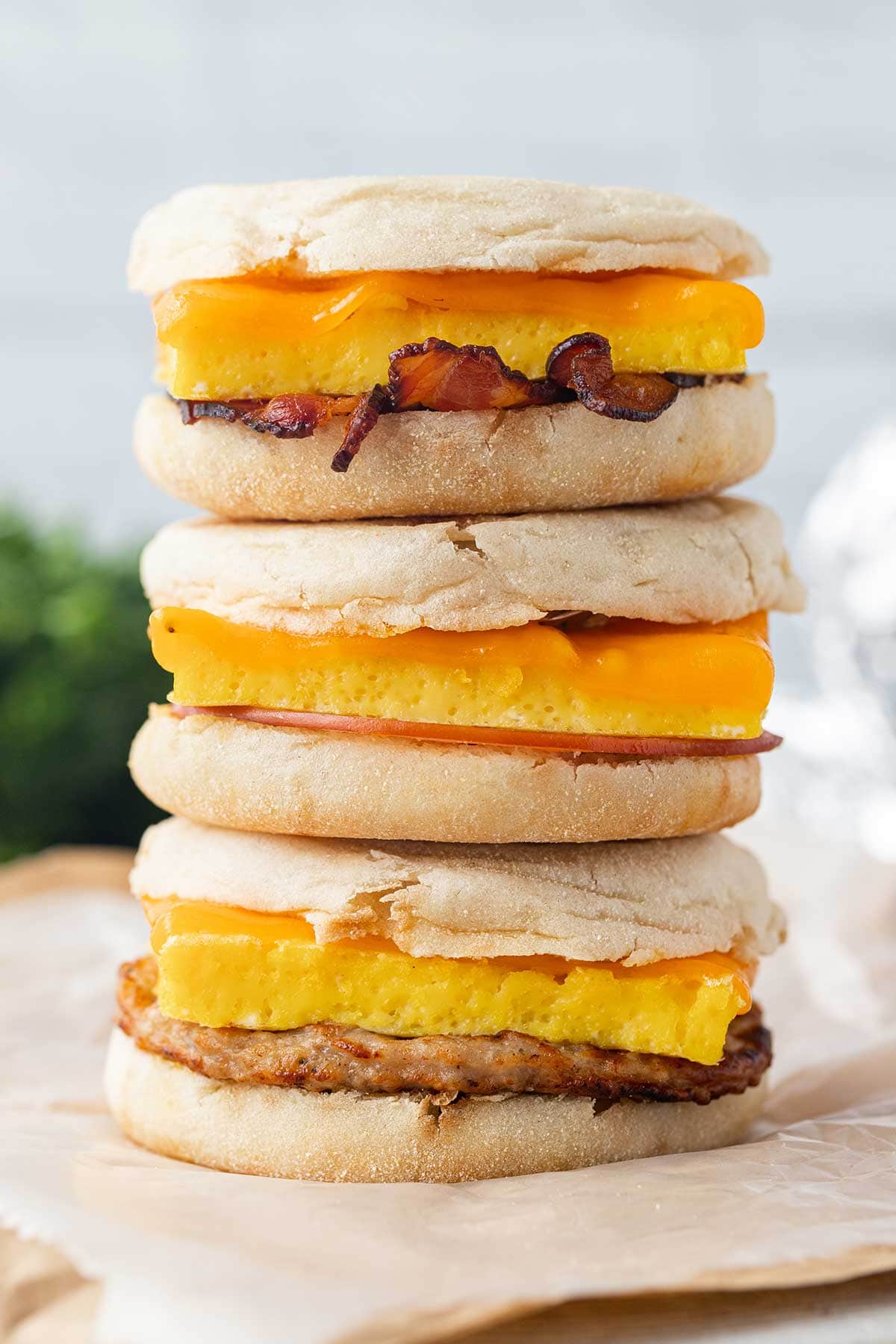 Breakfast Sandwich {Make Ahead and Freeze!}