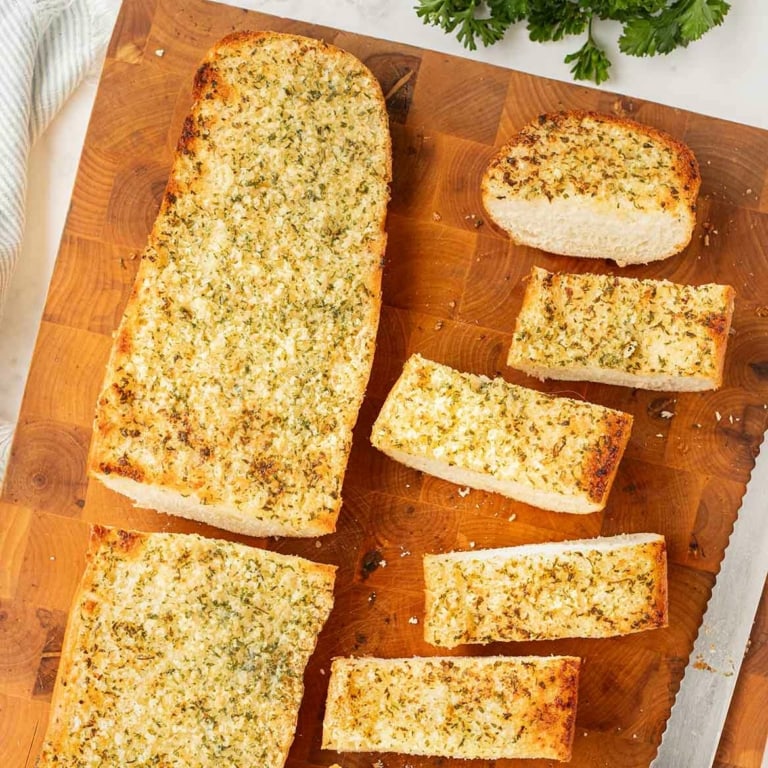 Easy Make-Ahead Freezer Garlic Bread