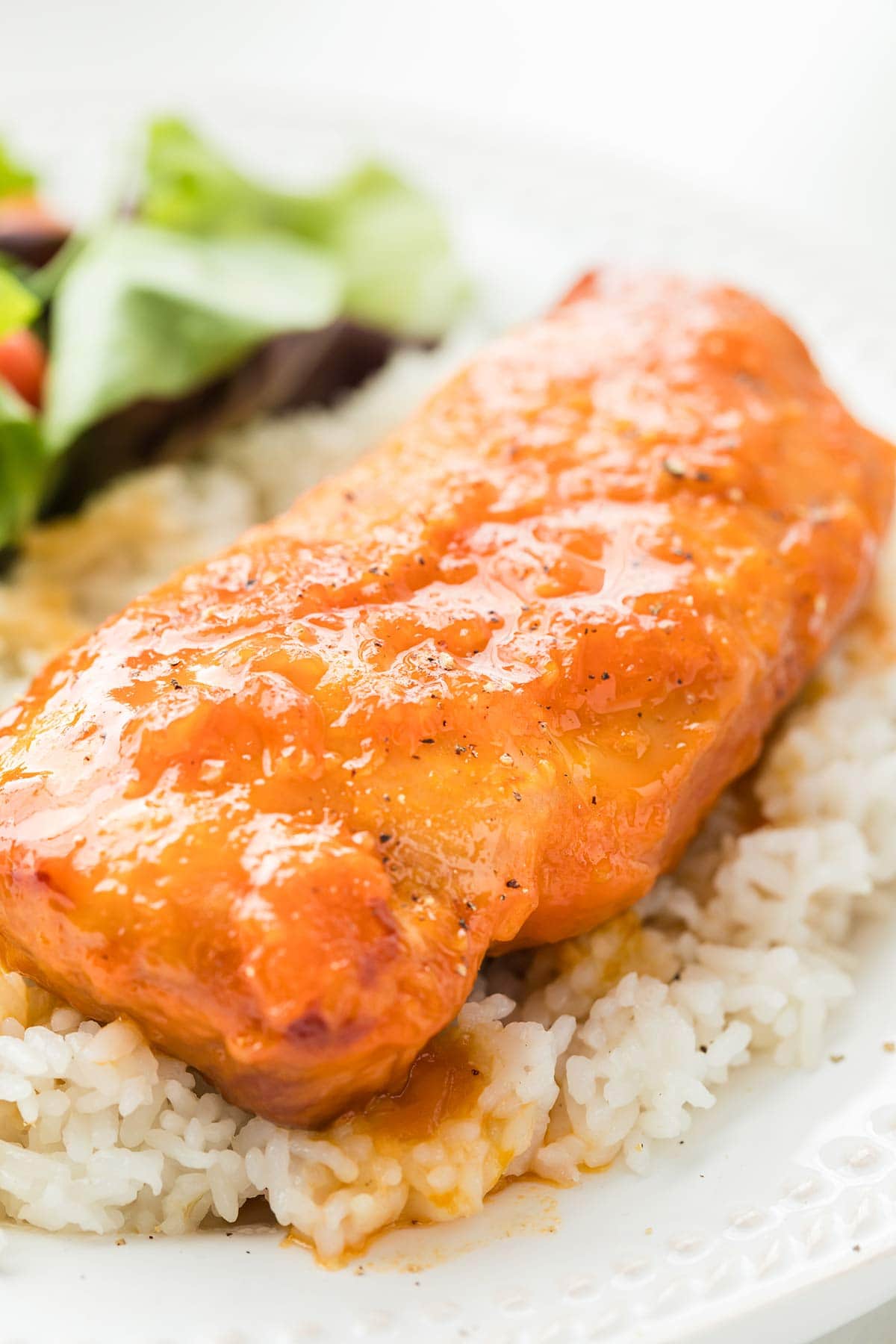 5-ingredient freezer meal recipe for Apricot Chicken in the slow cooker.
